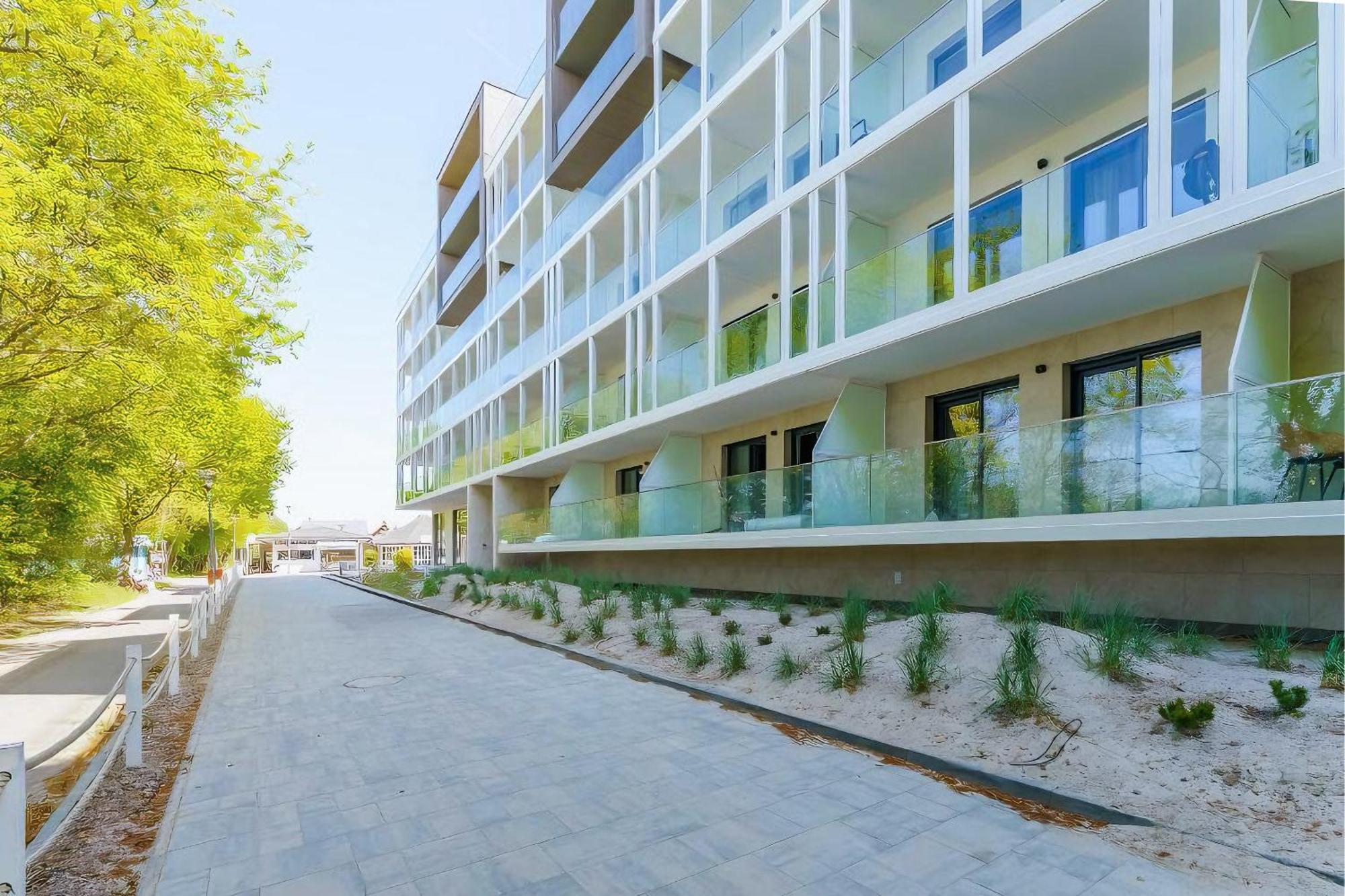 Apartament 018 Tuz Przy Plazy Z Tarasem I Parkingiem Perlowa Przystan Sianozety Kültér fotó